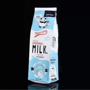 NWT Milk Carton Pencil Case/ Makeup Case